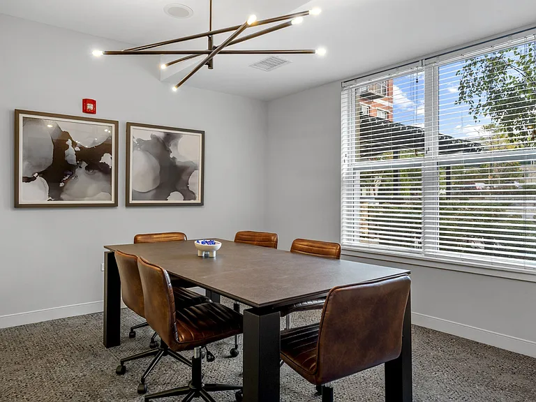 Community Conference Room at Avant at the Arboretum Apartments in Lisle, IL 60532