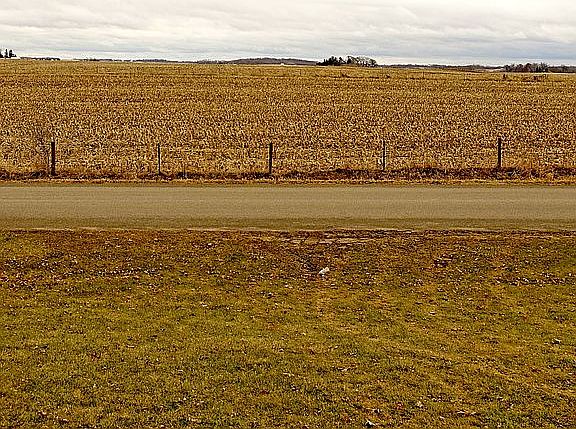 Country view edge of town
