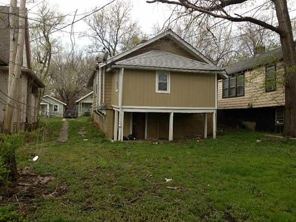 Rear of house
