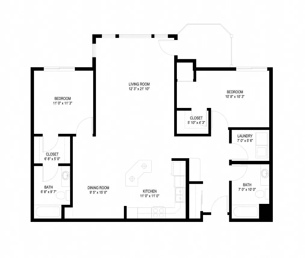 Floor plan Creek - ACC
