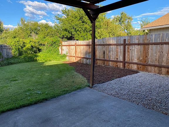 New fence on that side of backyard