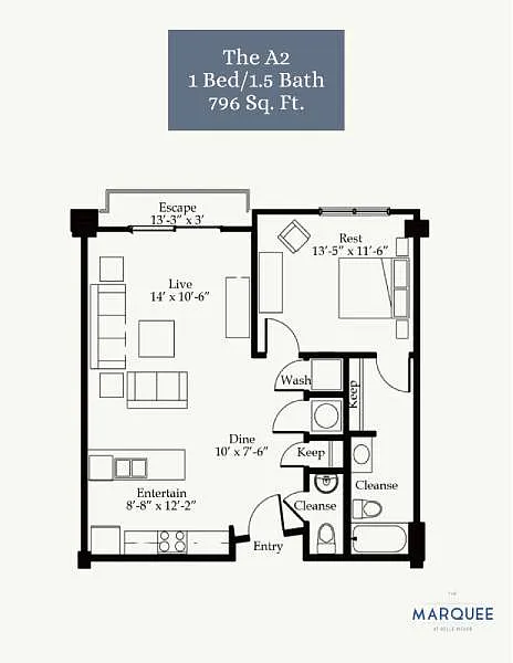 Floor plan A2