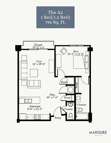 Floor plan A2