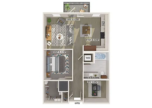 Floor plan A4D