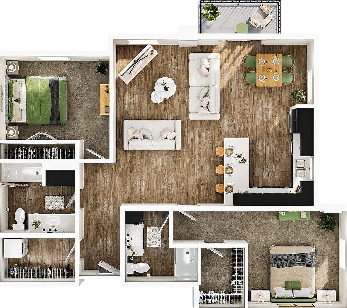 The Forge - 2 Bedroom / 2 Bathroom — Photo 2