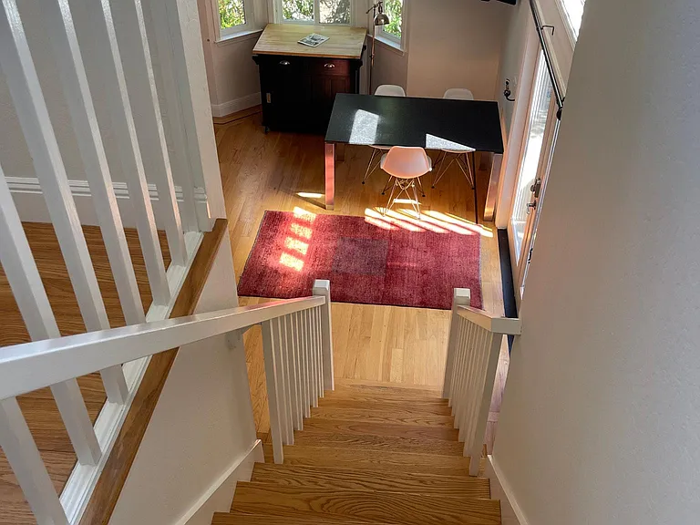 Stairs back down to Studio/Kitchen.