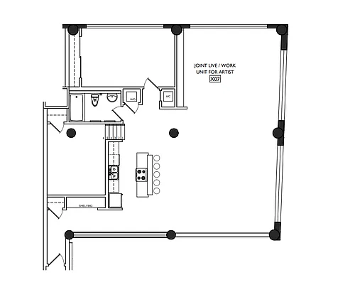 Floor plan One bedroom 07
