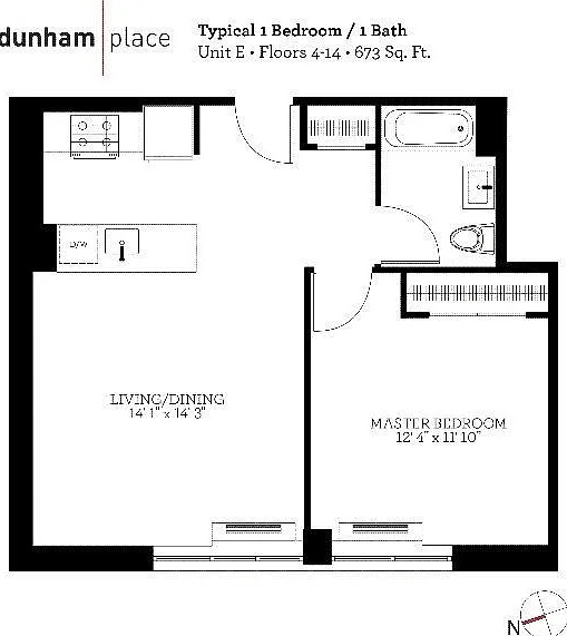 15 Dunham Pl #3E — Photo 2