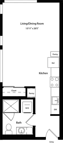 Floor plan S1 CORNER
