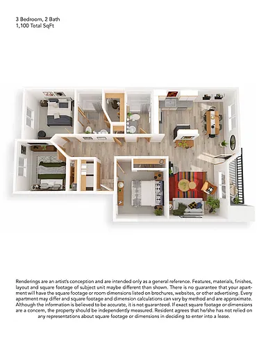 Floor plan 3x2 Premium