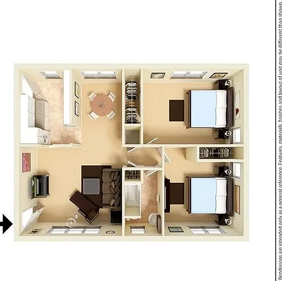 Greenview 2BD 1Bath 838sqft Greenview 2BD 1Bath 838sqft