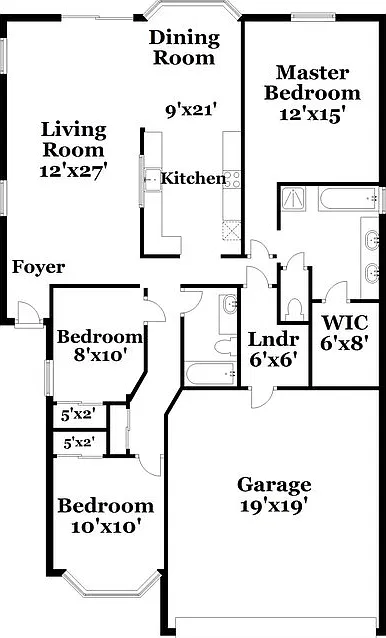 3 bed, 2.0 bath, 1344 sqft, $2,320 — Photo 2