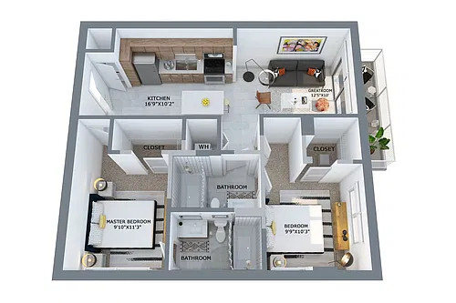 Floor plan B2