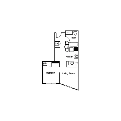 Floor plan Studio G