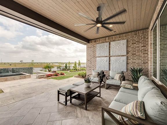 Representative Only Verona Model Plan Covered Patio