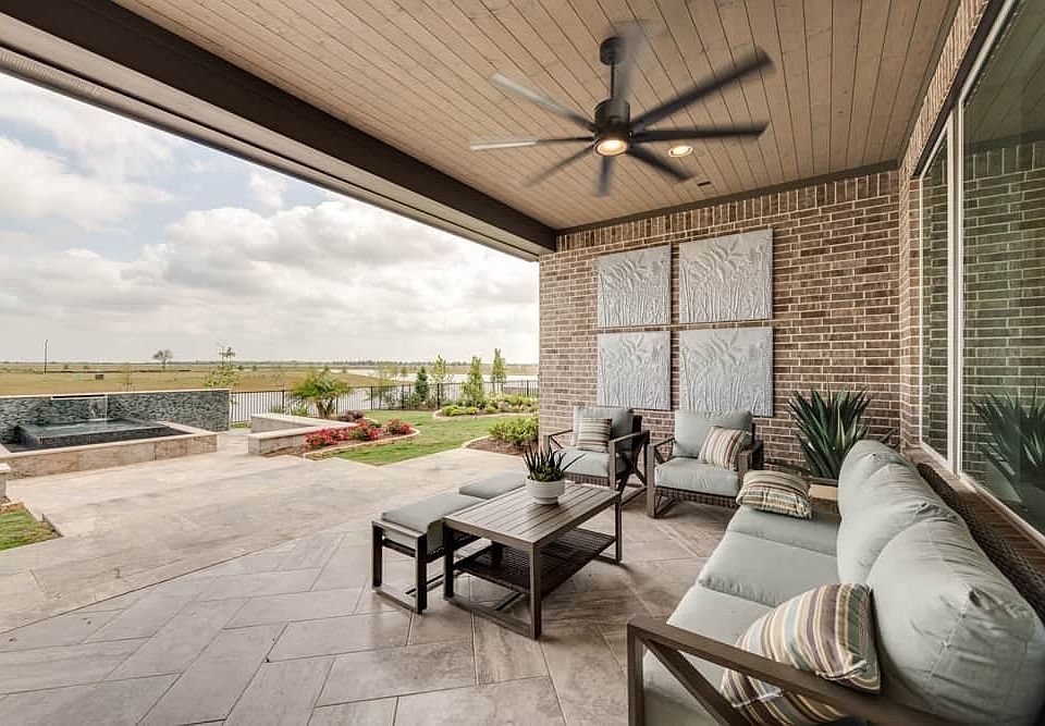 Representative Only Verona Model Plan Covered Patio