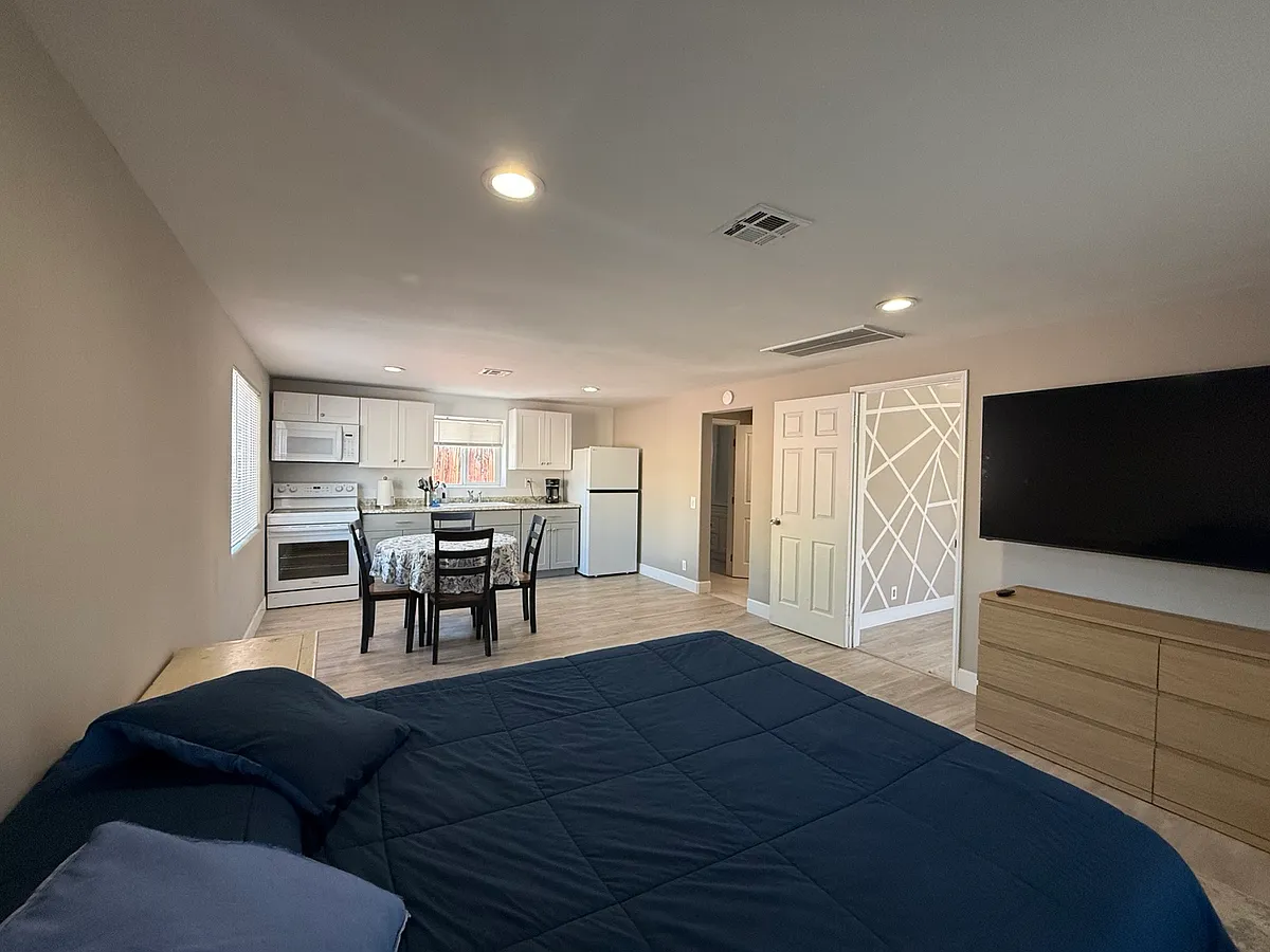 Photo 1 of 17 - 1122 S 10th St #1 - Las Vegas, NV Modern furnished studio with private entrance, full kitchen, and spacious layout - 1122 S 10th St #1