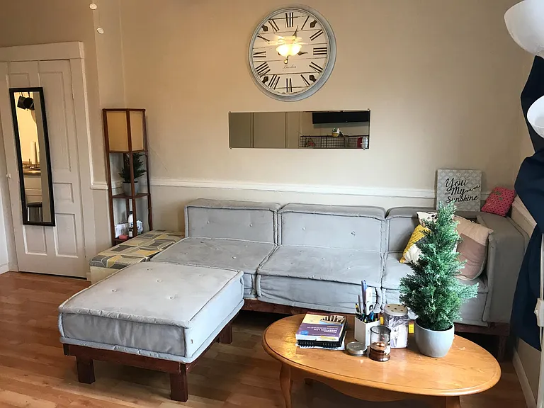 Living room as currently furnished