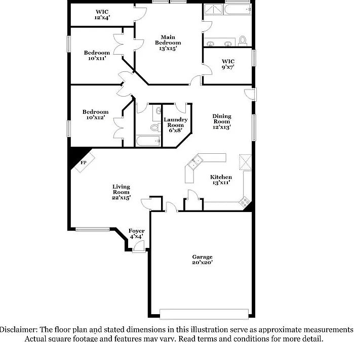 3 bed, 2.0 bath, 1629 sqft, $1,965 — Photo 2