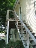 side entry for 2nd floor Apt