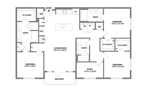 Floor plan C1