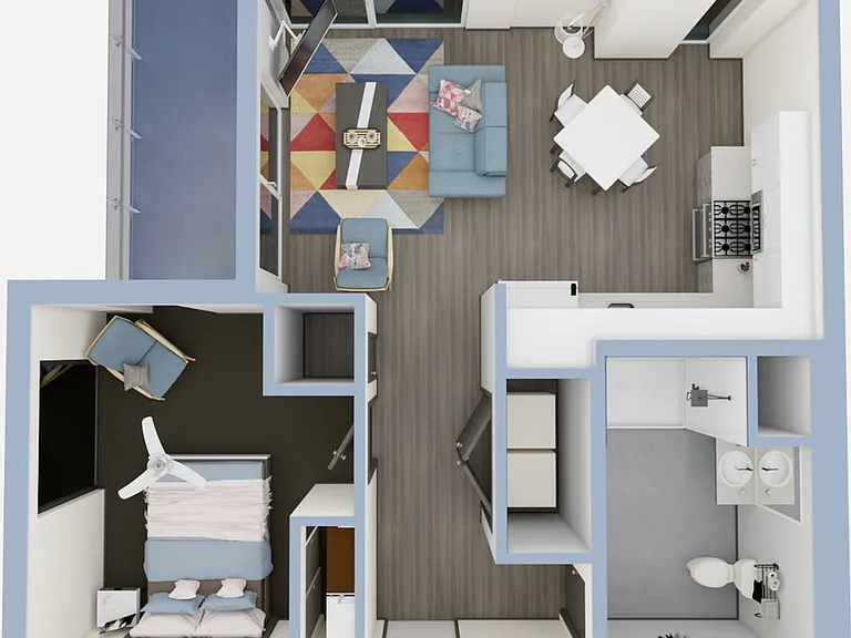 A5a- 3D floorplan A5a- 3D floorplan