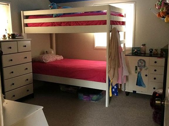 One upstairs bedroom.
