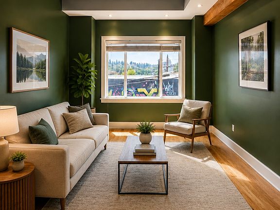 Living room with furnished idea