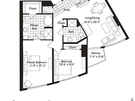 2nd image of 200 W Sahara Ave Unit 2305