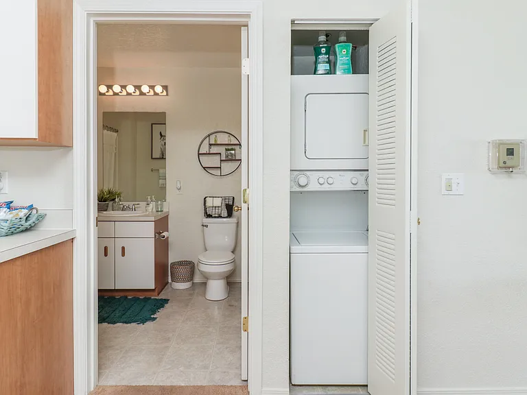In-Unit Stackable Laundry (studios)