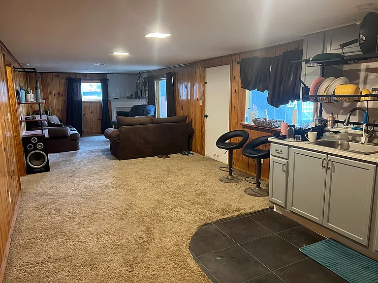 Living room + Kitchen view