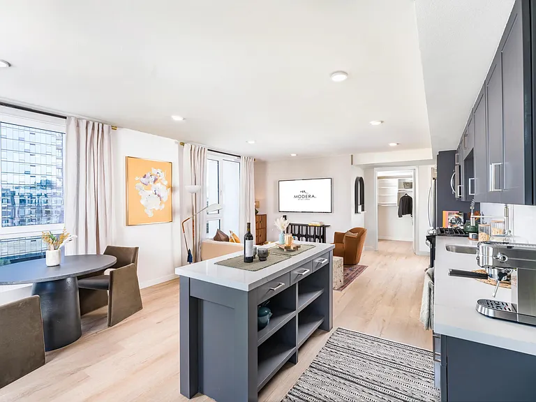 Choose your style with two stunning kitchen color options: gray or taupe.