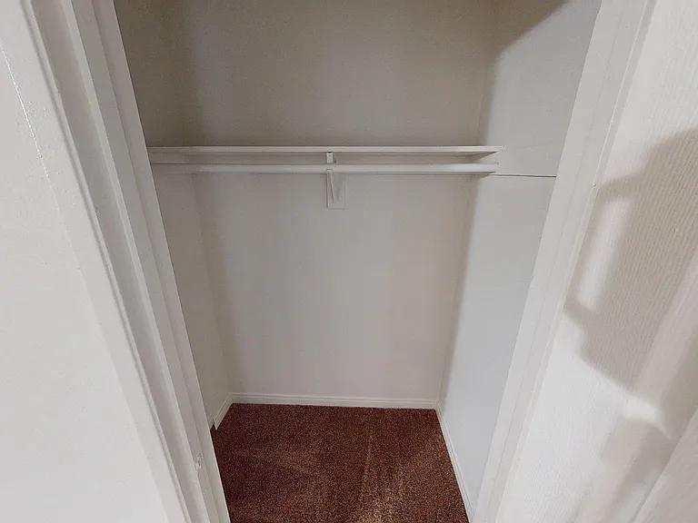 Closet in bedroom
