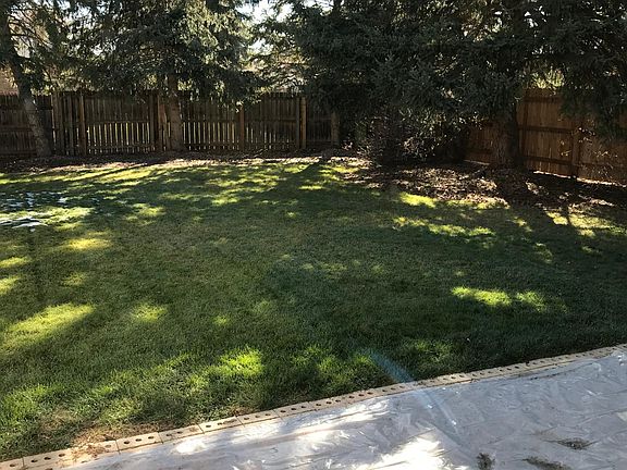 Back yard faces south