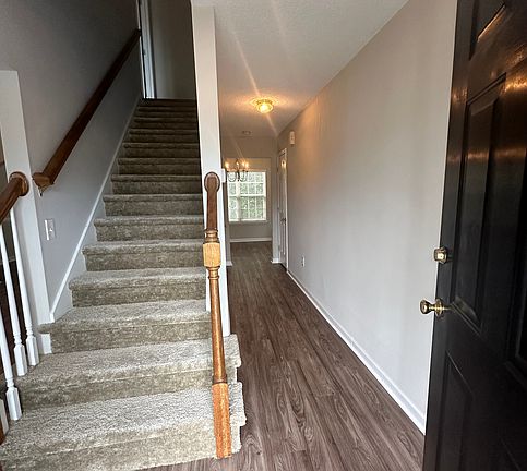 View from front door - hallway to kitchen