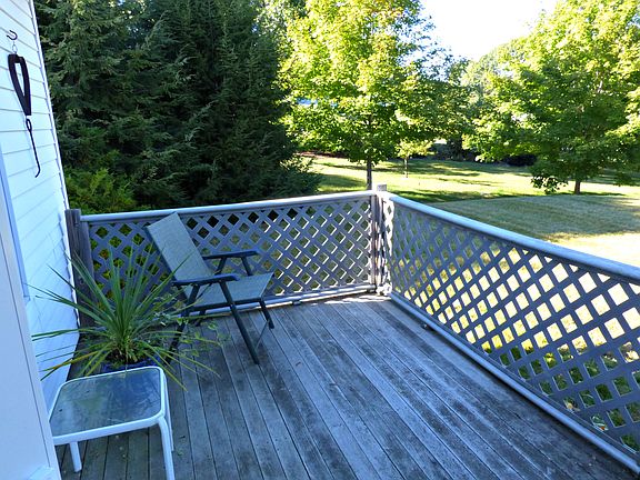Deck off dining area