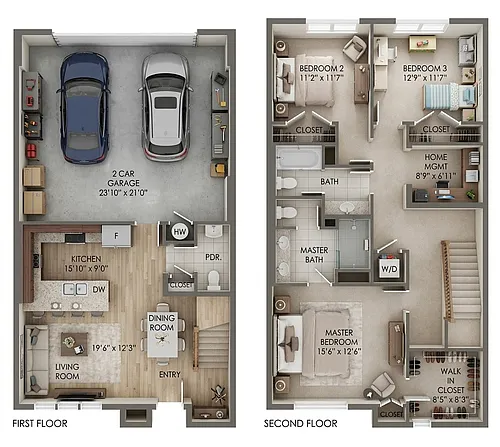 Floor plan Three Bedroom