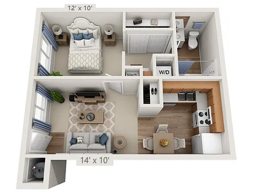 Floor plan Garfunkel