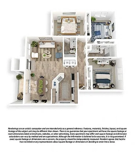 Floor plan 3x2 Classic