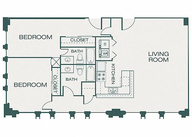 Floor plan B2 (Magnolia)