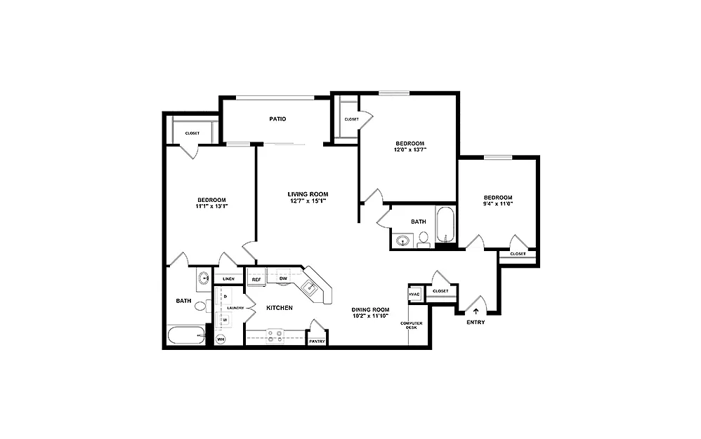 Floor plan The Outer Banks