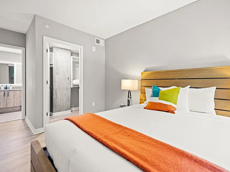 Large bedroom with en-suite bathroom.