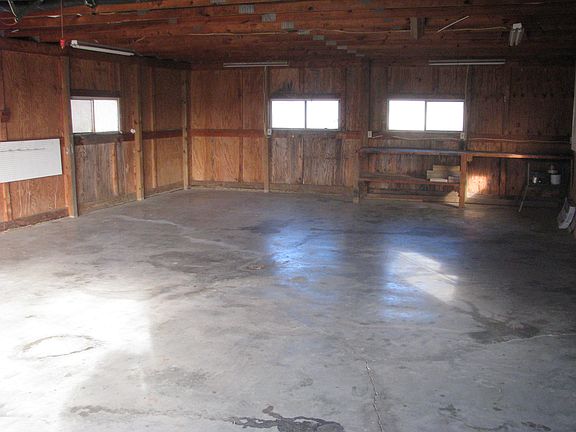 Inside garage