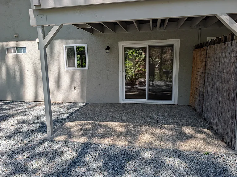 Private patio