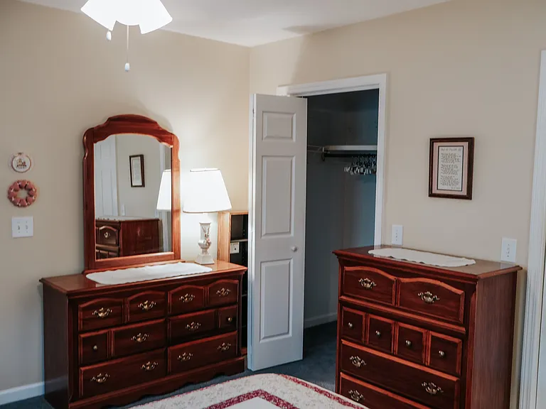 Bureau and chest of drawers