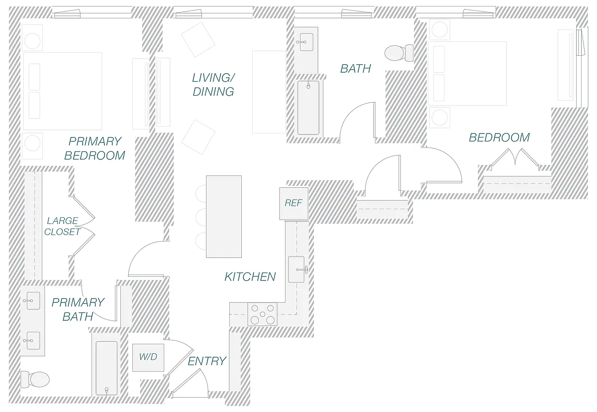 Floor plan 2-6D