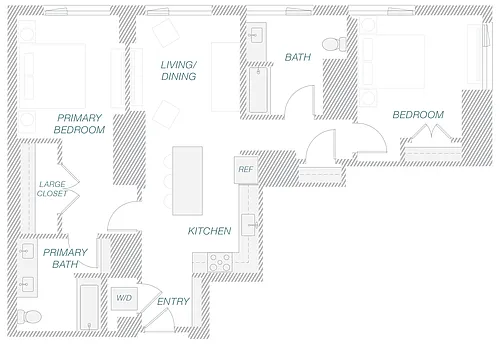 Floor plan 2-6D