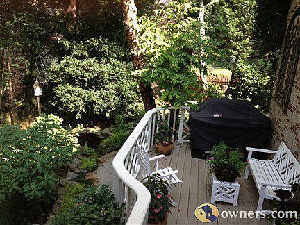 Lower deck off sreened porch