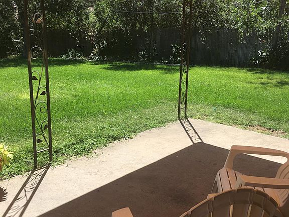 Quite covered porch, huge fenced back yard!