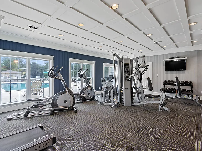 Fitness Center with Cardio and Free Weights